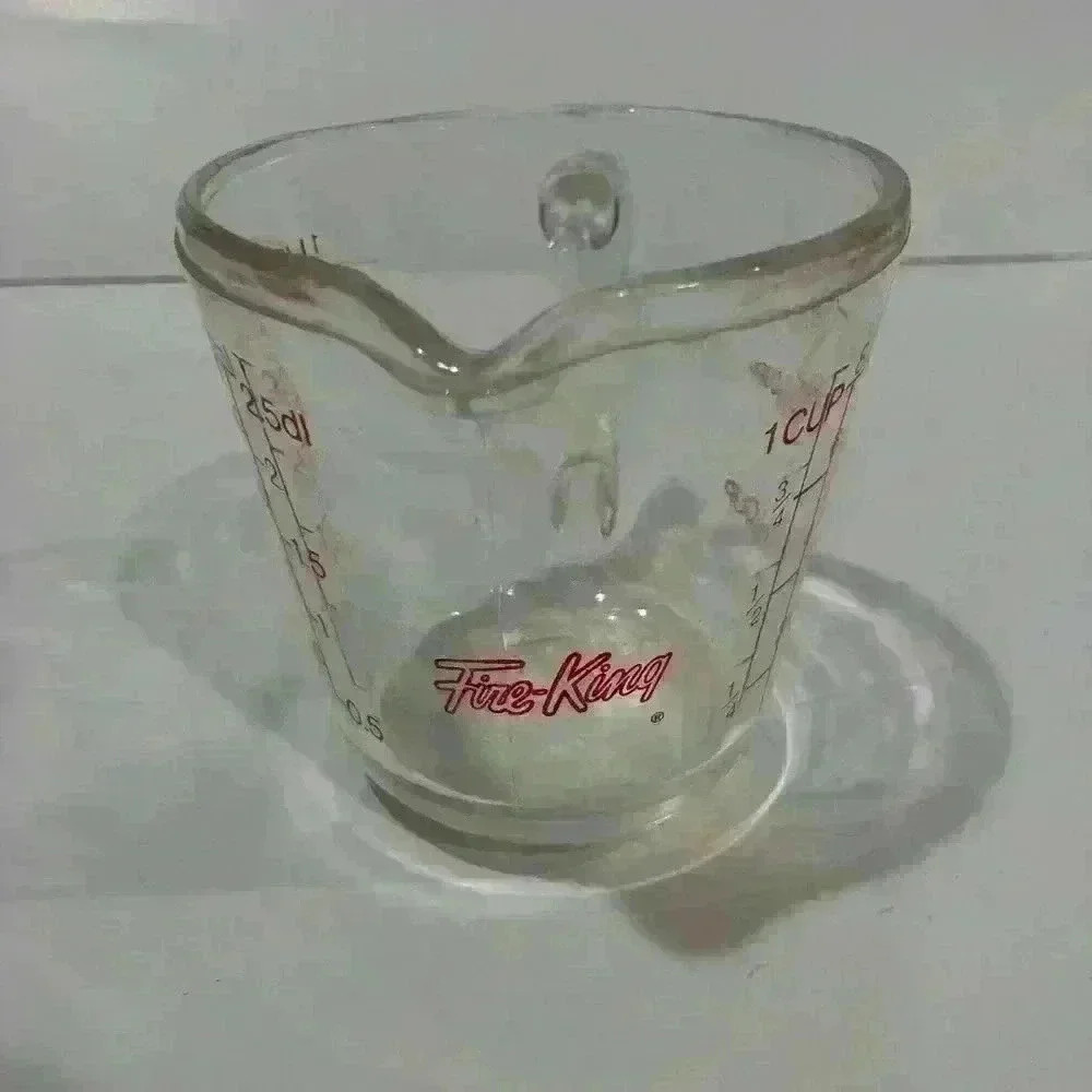 Vintage Fire King 1Cup Measuring Cup